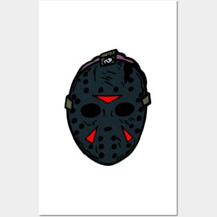 JASON RED AND BLACK Posters and Art